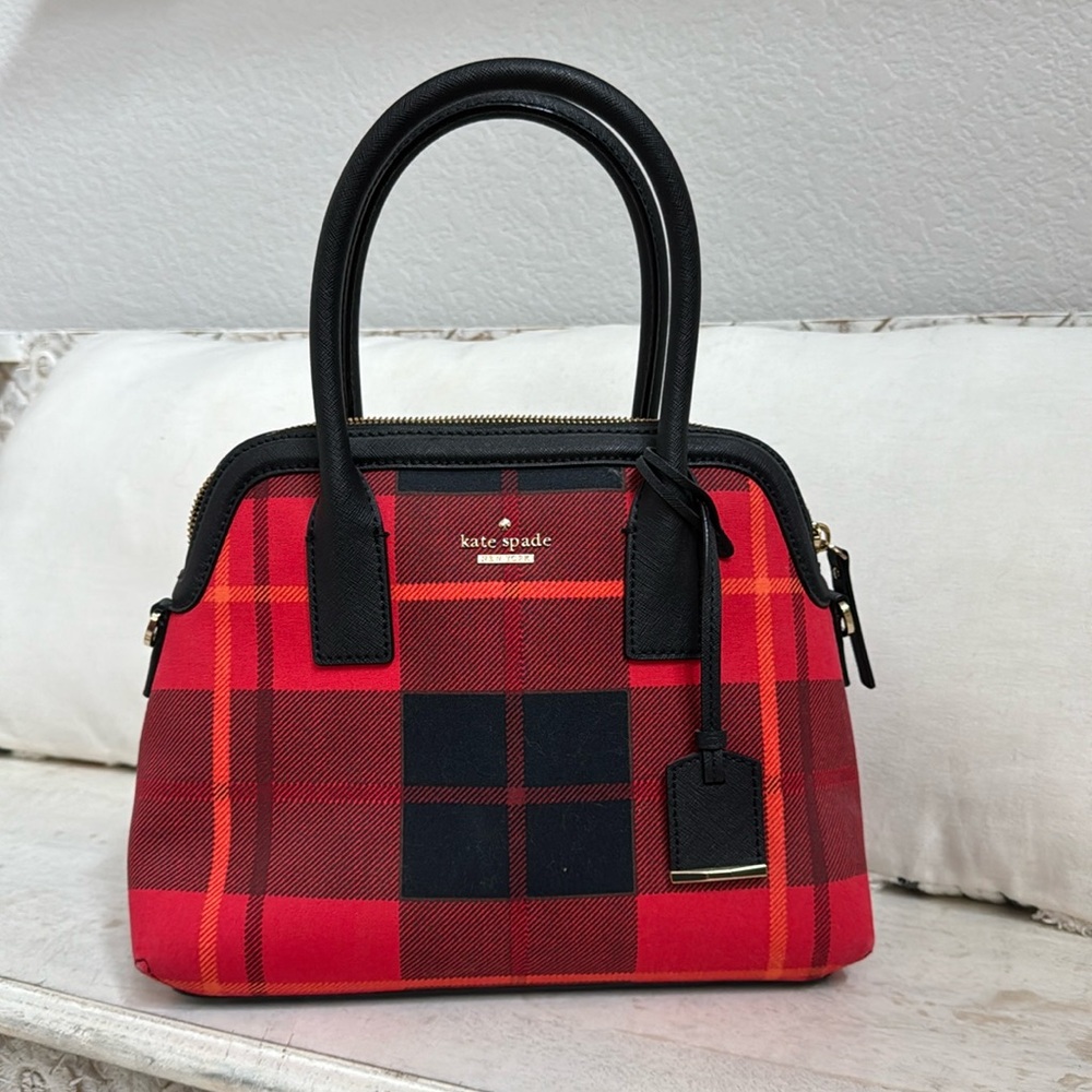 ❤️Brand New Kate Spade Cameron Street Plaid never used